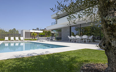 DP Wilsele moderne villa zwembad architect