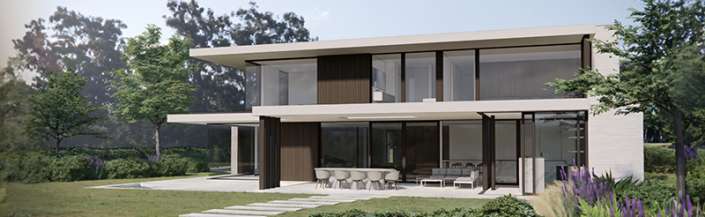 TT Dessel moderne villa meer baksteen rond